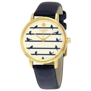 kate spade new york birds on wire metro watch